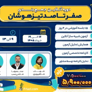 دوره آنلاین جمع بندی تیزهوشان
